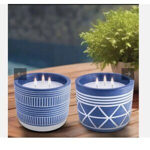 Essenza  Outdoor Scented Citronella Candle 25 oz